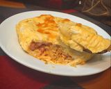Hình bước làm 5 của món Omurice - Cơm cuộn trứng kiểu Nhật - (phiên bản vét tủ lạnh)