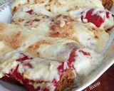 Foto del paso 19 de la receta Pimientos rellenos de carne y gratinados con salsa de puerro
