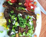 A picture of step 5 of Mutton baked raan.