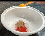 A picture of step 3 of Dry chilli paneer.