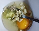 Foto langkah ke 2 dari resep Omelet Bayam.
