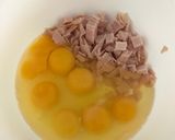 Foto del paso 3 de la receta: Quiche de jamón queso y pimiento rojo