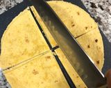 A picture of step 4 of Homemade Nachos with Creamy Mango Dip.