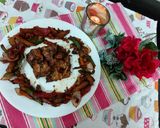 A picture of step 3 of Grilled chicken with veg.