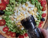 Foto del paso 5 de la receta: Pizza saludable con masa de ricota 🍕 alta en proteínas y grasas saludables ❤ low carb🍕 sin gluten