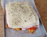 Foto del paso 4 de la receta Milanesa de pollo con jamón dulce