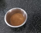 A picture of step 3 of Ragi Chocolate Cake with Walnut Crunch.
