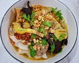 Hình bước làm 3 của món Mì Quảng Chay thập cẩm