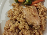 Pollo con salsa di soia e arance