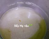 Hình bước làm 2 của món Canh rau tần ô nấu tôm tươi