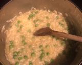 A picture of step 6 of Cod topped pea Risotto.