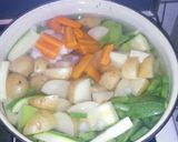 Foto del paso 2 de la receta: Puchero pollo con verduras y crema verduras naturales