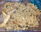 Foto del paso 7 de la receta: Arroz frito con pollo, verduras y curry amarillo