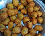 A picture of step 4 of Corn Pakoda.