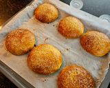 A picture of step 10 of Homemade burger buns!.