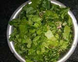 A picture of step 1 of Sarso ka Saag.