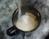 A picture of step 2 of Chocolate frothy coffee ❤❤.