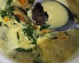 Gambar langkah 4 resipi Masak Lemak Labu Kuning, Ikan Gelama Asin & Pucuk Manis.