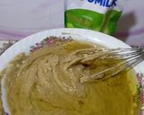 Foto langkah ke 3 dari resep Bolu kukus pisang matcha.
