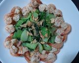 Foto langkah ke 4 dari resep Udang Pokcoy.