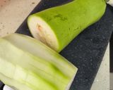 Gambar langkah 1 resipi Masak lemak labu air.