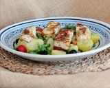 Foto del paso 12 de la receta: Ensalada templada de patata, judías y Halloumi