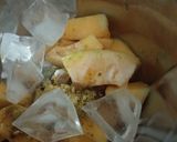 A picture of step 2 of Muskmelon Coconut milk-Shake.