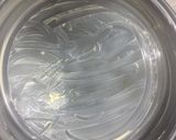 A picture of step 3 of Cream cheese kunafah.