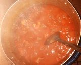 A picture of step 2 of Ofada sauce with rice.