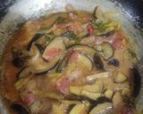A picture of step 6 of Brinjal pulao.
