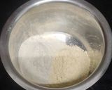 A picture of step 1 of Besan veggi Cheela.