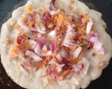 অনিয়ন উত্তপম উইথ ওনিয়ন টমাটো চাটনি (oinon uttapam with onion tomato chutney recipe in Bengali) রেসিপি ধাপ - 2 ছবি