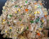A picture of step 7 of Easy Chicken Fried Rice.