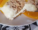 รูปขั้นตอนการทำที่ 11 ของ พริกหวานยัดไส้ไก่งวงกับชีส