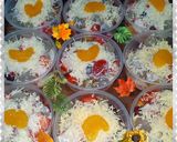Foto langkah ke 3 dari resep Salad buah 🍉🍊🍈🍓🥭🍇🥝🍎🍐🧀.