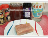 Foto del paso 1 de la receta: Salmón en salsa teriyaki casera