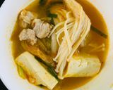 Hình bước làm 2 của món Canh kim chi