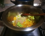 Foto del paso 4 de la receta: Sopa de granos de avena con beicon 🥓