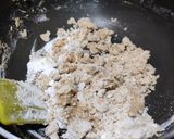 A picture of step 4 of Magaj Ladoo (Wheat flour ladoos).