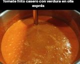 Foto del paso 10 de la receta: Tomate frito casero con verdura en olla exprés