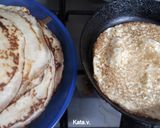 Palacsinta, narancs és vaníliakrémmel recept fázis 3 fotója