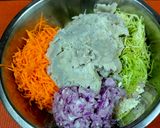 A picture of step 2 of Paneer lauki kebab.