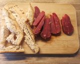 Une image de l'étape 2 de Panini Boeuf-Echalote-Cheddar.