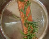 My Salmon with tarragon & Lemon pepper. For 1