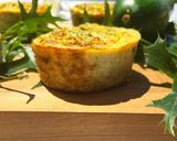 Une image de l'étape 1 de Flans de courgettes à la menthe.