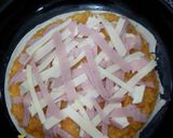 Foto del paso 6 de la receta: Tarta de anco, choclo, jamón, queso y cebolla