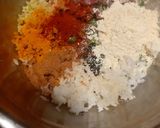 A picture of step 1 of Chawal ki Pakodi / Rice Fitters (with Leftover rice).