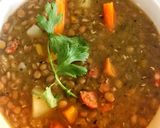 Foto del paso 4 de la receta: Sopita de Lentejas con vegetales y toque de chorizo Español 🥳🥳 #lentejaslovers