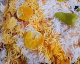 A picture of step 5 of Chicken Biryani 😋😋.