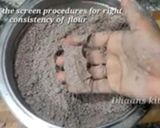 A picture of step 5 of Soft Ragi puttu.
